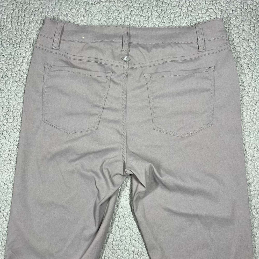 Prana Kara Pants Womens 6 Short Inseam Mauve Taupe Slim Fit Stretch Nylon Blend - Picture 4 of 11